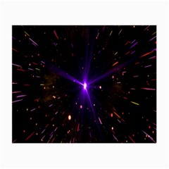 Animation Plasma Ball Going Hot Explode Bigbang Supernova Stars Shining Light Space Universe Zooming Small Glasses Cloth