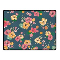 Aloha Hawaii Flower Floral Sexy Double Sided Fleece Blanket (small)  by Mariart