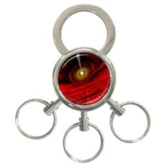 Black Red Space Hole 3-ring Key Chains