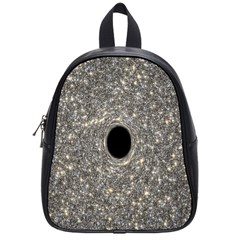 Black Hole Blue Space Galaxy Star Light School Bag (small) by Mariart