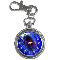 Blue Red Eye Space Hole Galaxy Key Chain Watches by Mariart