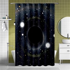 Brightest Cluster Galaxies And Supermassive Black Holes Shower Curtain 48  X 72  (small) 