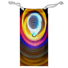 Colorful Glow Hole Space Rainbow Jewelry Bag by Mariart