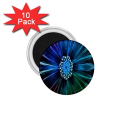 Flower Stigma Colorful Rainbow Animation Space 1 75  Magnets (10 Pack)  by Mariart