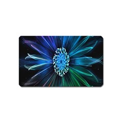 Flower Stigma Colorful Rainbow Animation Space Magnet (name Card)