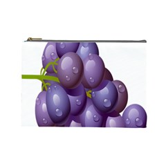 Grape Fruit Cosmetic Bag (large)  by Mariart