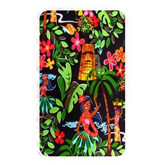 Hawaiian Girls Black Flower Floral Summer Memory Card Reader