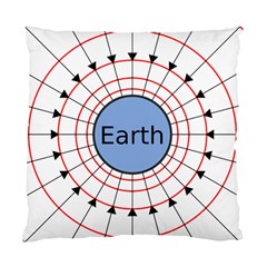 Magnetik Earth s Gravitational Line Triangle Standard Cushion Case (two Sides) by Mariart