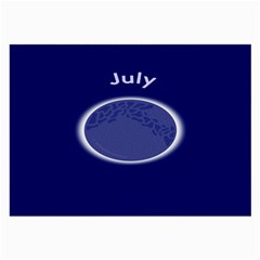 Moon July Blue Space Large Glasses Cloth (2-side)