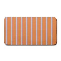 Rayures Bleu Orange Medium Bar Mats by Mariart