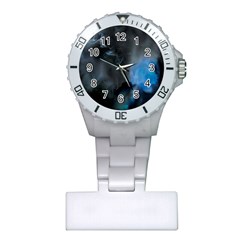 Space Star Blue Sky Plastic Nurses Watch