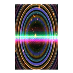 Spectrum Space Line Rainbow Hole Shower Curtain 48  X 72  (small) 