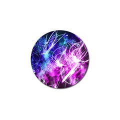 Space Galaxy Purple Blue Golf Ball Marker