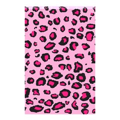 Pink Leopard Shower Curtain 48  X 72  (small)  by DreamCanvas