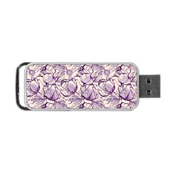 Vegetable Cabbage Purple Flower Portable Usb Flash (two Sides) by Mariart