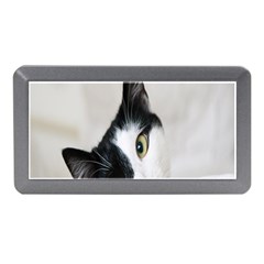 Cat Face Cute Black White Animals Memory Card Reader (mini)