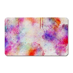 Watercolor Galaxy Purple Pattern Magnet (rectangular) by paulaoliveiradesign