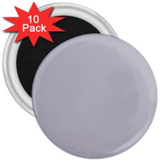 Grey Harbour Mist - Spring 2018 London Fashion Trends 3  Magnets (10 Pack)  by PodArtist