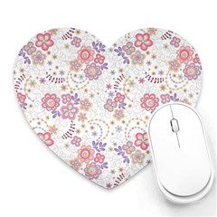 Flower Floral Sunflower Rose Purple Red Star Heart Mousepads