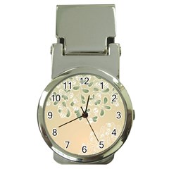 Flower Frame Green Sexy Money Clip Watches