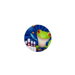 Tree Frog Bowling 1  Mini Buttons by crcustomgifts