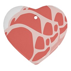 Meat Heart Ornament (two Sides)