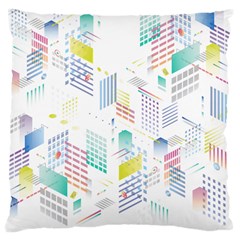 Layer Capital City Building Large Cushion Case (one Side) by Mariart