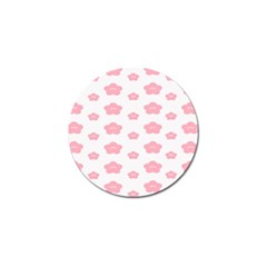 Star Pink Flower Polka Dots Golf Ball Marker (4 Pack)