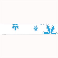 Star Flower Blue Small Bar Mats by Mariart