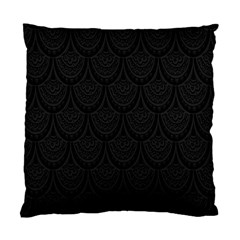 Skin Abstract Wallpaper Dump Black Flower  Wave Chevron Standard Cushion Case (one Side) by Mariart