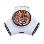 Tiger Beetle Lion Tiger Animals Leopard 3-Port USB Hub Front