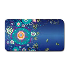 Flower Blue Floral Sunflower Star Polka Dots Sexy Medium Bar Mats by Mariart