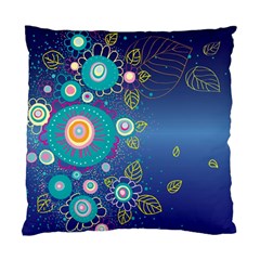 Flower Blue Floral Sunflower Star Polka Dots Sexy Standard Cushion Case (one Side) by Mariart