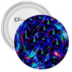 Dark Neon Stuff Blue Red Black Rainbow Light 3  Buttons by Mariart