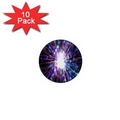 Seamless Animation Of Abstract Colorful Laser Light And Fireworks Rainbow 1  Mini Magnet (10 Pack)  by Mariart