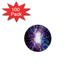 Seamless Animation Of Abstract Colorful Laser Light And Fireworks Rainbow 1  Mini Magnets (100 Pack)  by Mariart