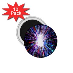 Seamless Animation Of Abstract Colorful Laser Light And Fireworks Rainbow 1 75  Magnets (10 Pack)  by Mariart