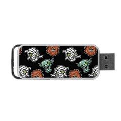 Pattern Halloween Werewolf Mummy Vampire Icreate Portable Usb Flash (two Sides) by iCreate