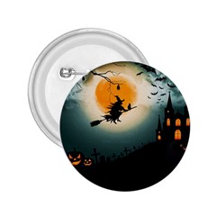 Halloween Landscape 2 25  Buttons by Valentinaart