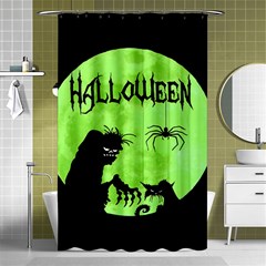 Halloween Shower Curtain 48  X 72  (small)  by Valentinaart