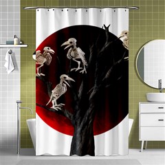 Dead Tree  Shower Curtain 48  X 72  (small)  by Valentinaart