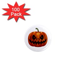 Halloween Pumpkin 1  Mini Magnets (100 Pack)  by Valentinaart