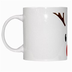 Cute Reindeer  White Mugs