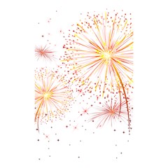 Fireworks Triangle Star Space Line Shower Curtain 48  X 72  (small) 