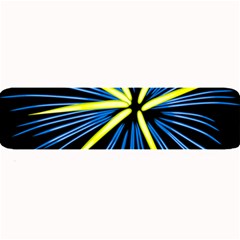 Fireworks Blue Green Black Happy New Year Large Bar Mats by Mariart