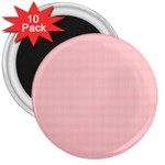 Red Polka Dots Line Spot 3  Magnets (10 pack)  Front