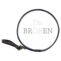 I Am Ok - Broken Classic 20-cd Wallets by Valentinaart