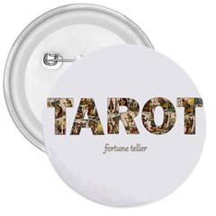 Tarot Fortune Teller 3  Buttons by Valentinaart