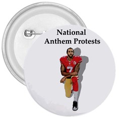 National Anthem Protest 3  Buttons by Valentinaart