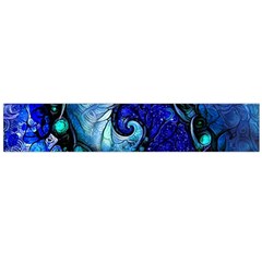 Nocturne Of Scorpio, A Fractal Spiral Painting Large Velour Scarf  by jayaprime